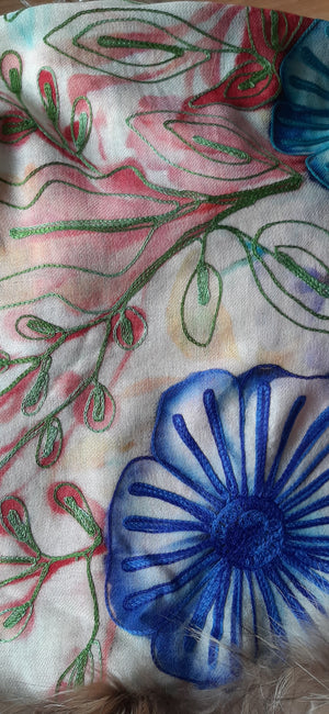 The Marianne Flower Shawl