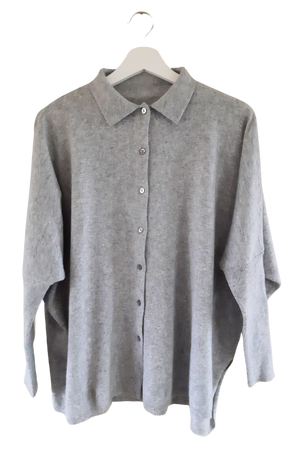 Cashmere Collared Shirt