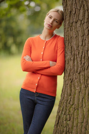 Crew Neck Cardigan