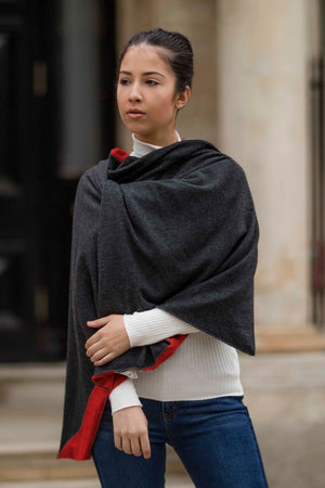 Reversible Double Cashmere Wrap