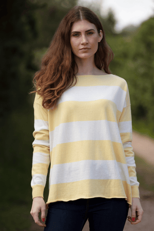 Stripey Boat Neck Jersey