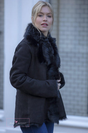 Toscana Sheepskin Jacket - Pink Avocet