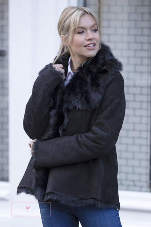 Toscana Sheepskin Jacket - Pink Avocet