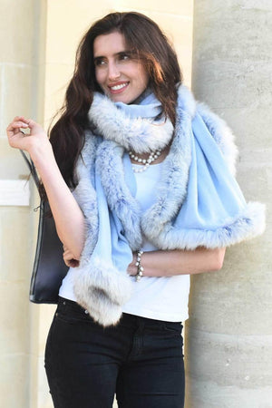 Belgravia Pure Cashmere Shawl - Pink Avocet
