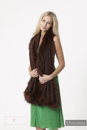 Belgravia Pure Cashmere Shawl - Pink Avocet