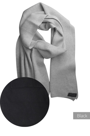 Cashmere Ribbed Scarf