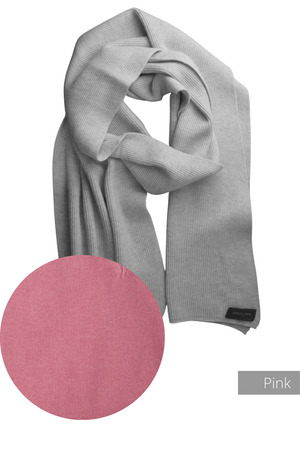 Cashmere Ribbed Scarf