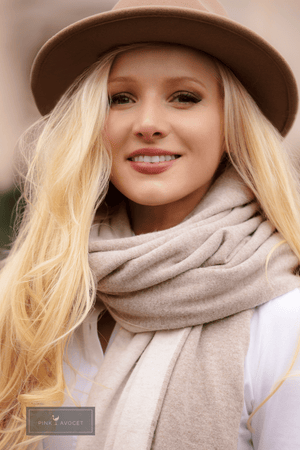 Reversible Double Cashmere Wrap