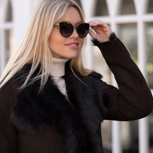 Toscana Sheepskin Jacket - Pink Avocet