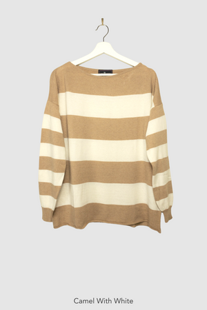 Stripey Boat Neck Jersey