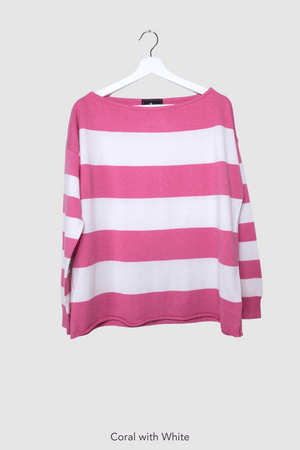 Stripey Boat Neck Jersey