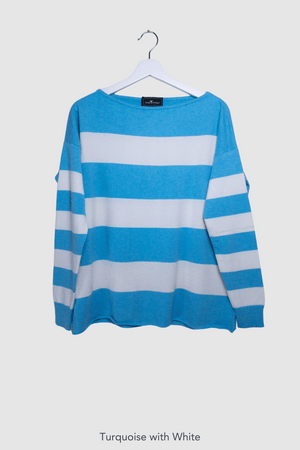 Stripey Boat Neck Jersey