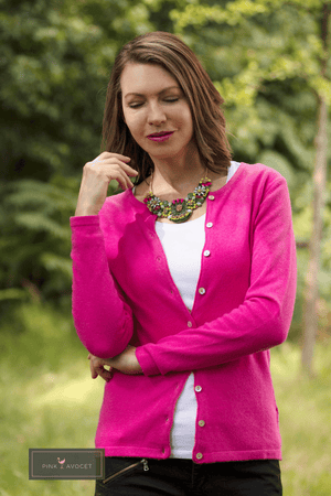 Crew Neck Cardigan