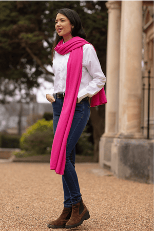 Unisex Long Cashmere Wrap
