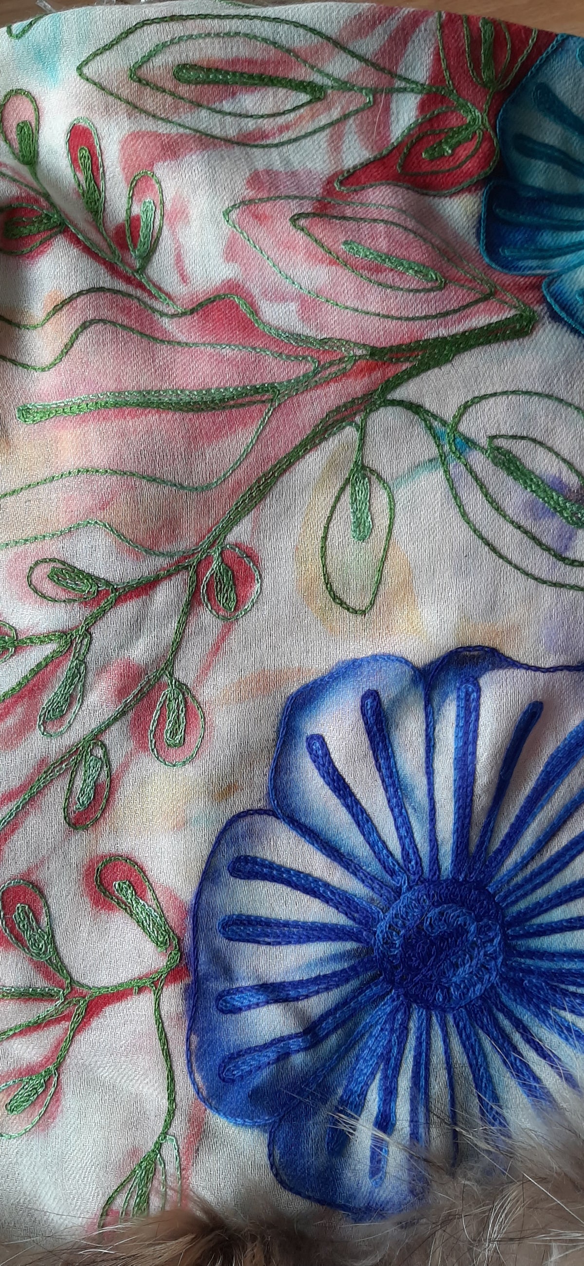 The Marianne Flower Shawl