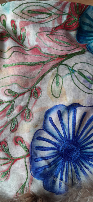 The Marianne Flower Shawl