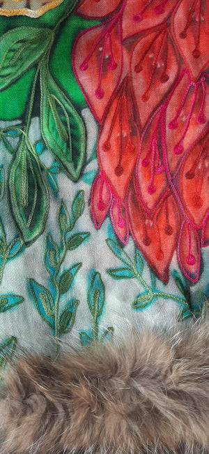 The Marianne Flower Shawl