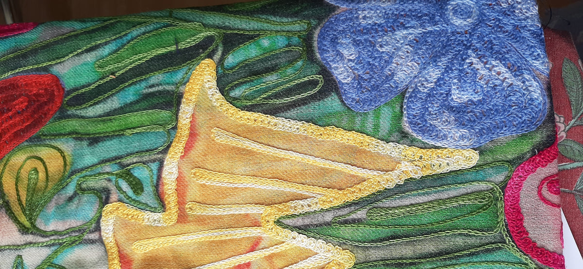 The Marianne Flower Shawl