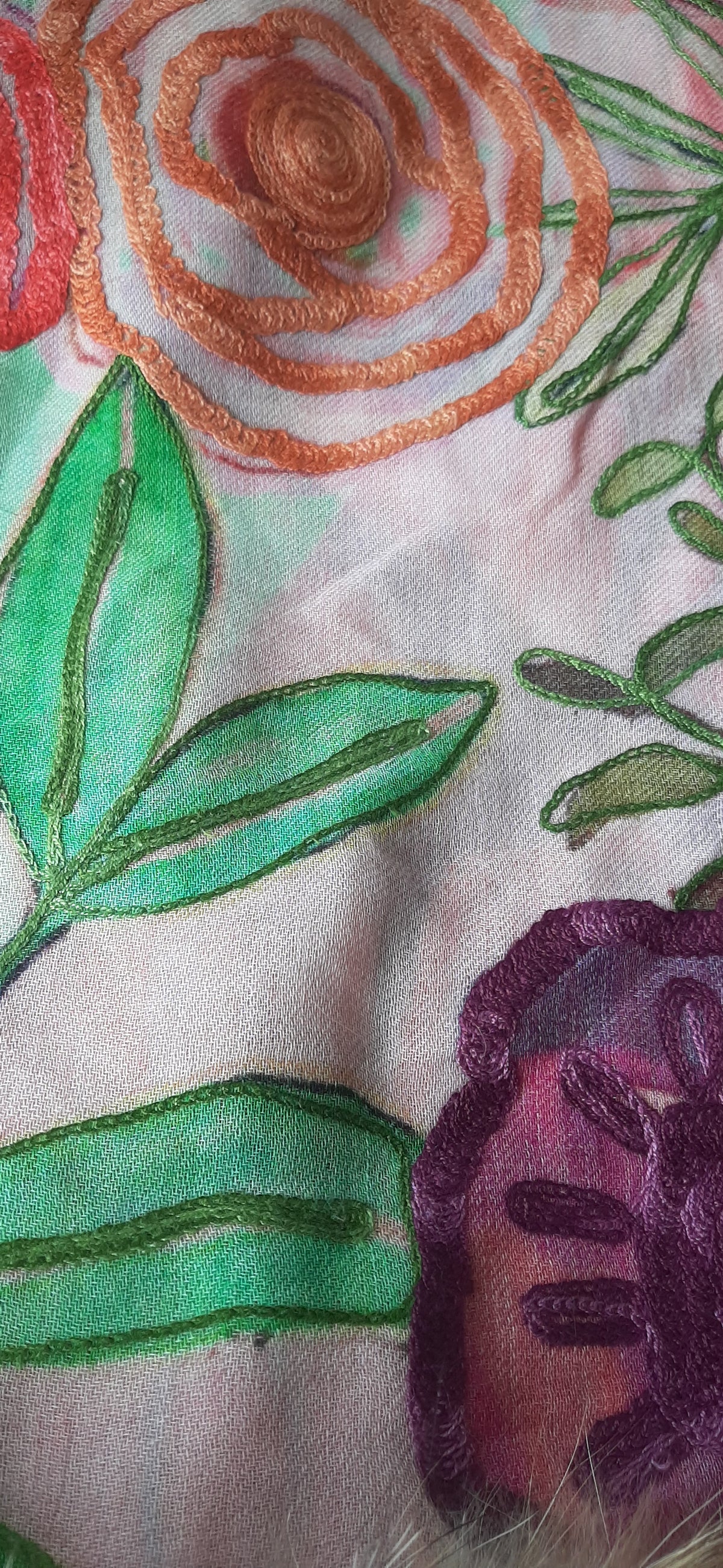 The Marianne Flower Shawl