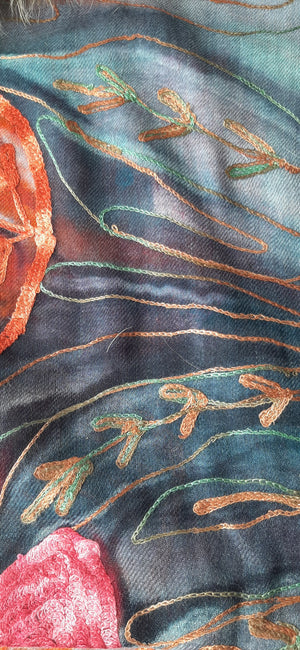 The Marianne Flower Shawl