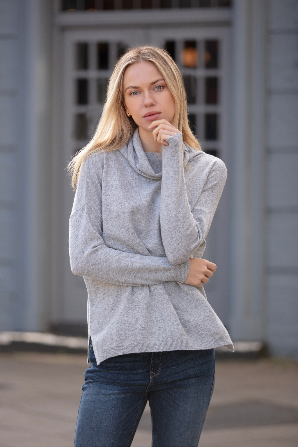 Letitia Cowlneck Cashmere Jumper