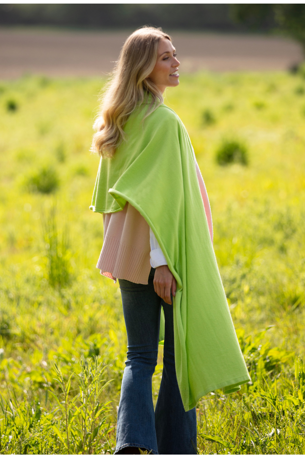 Unisex Long Cashmere Wrap