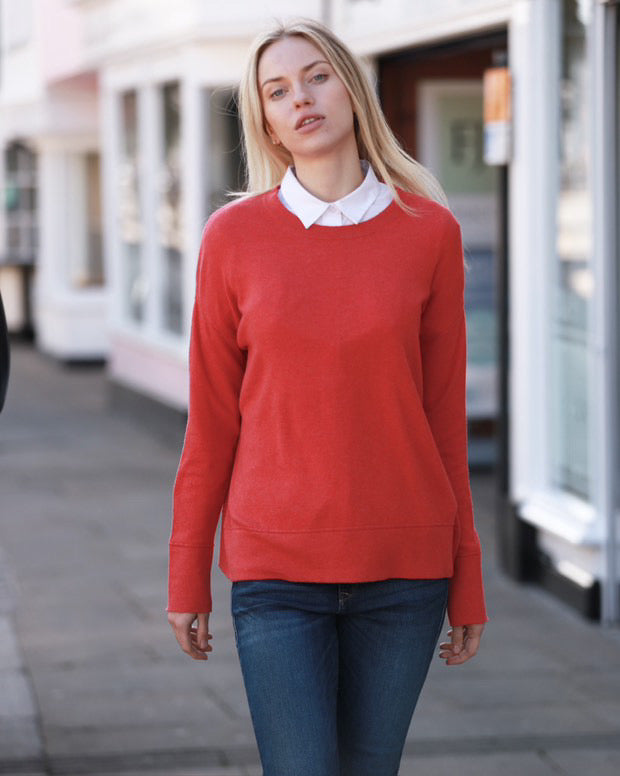 Classic Cashmere Sweatshirt Style Jumper