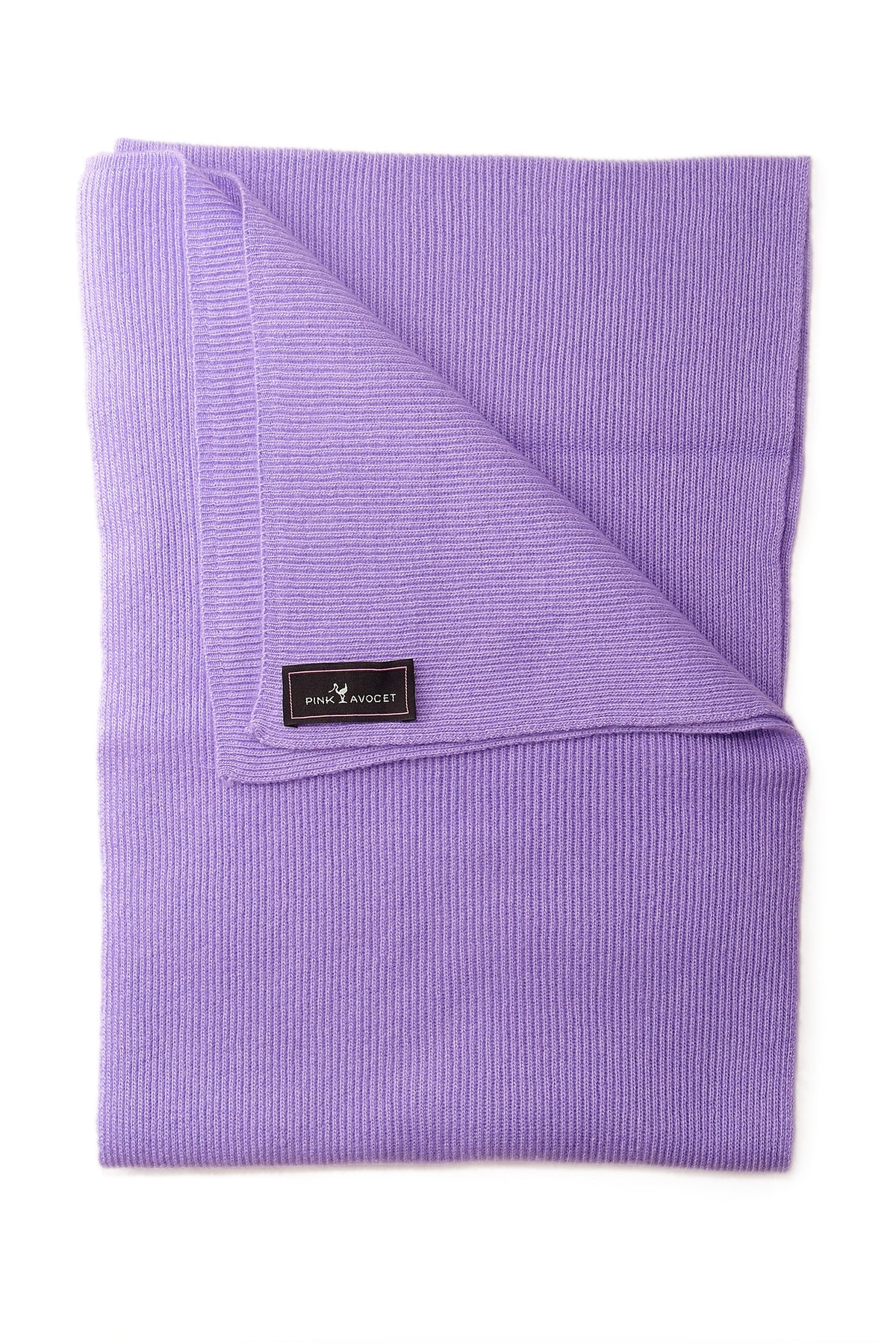 Cashmere Ribbed Scarf