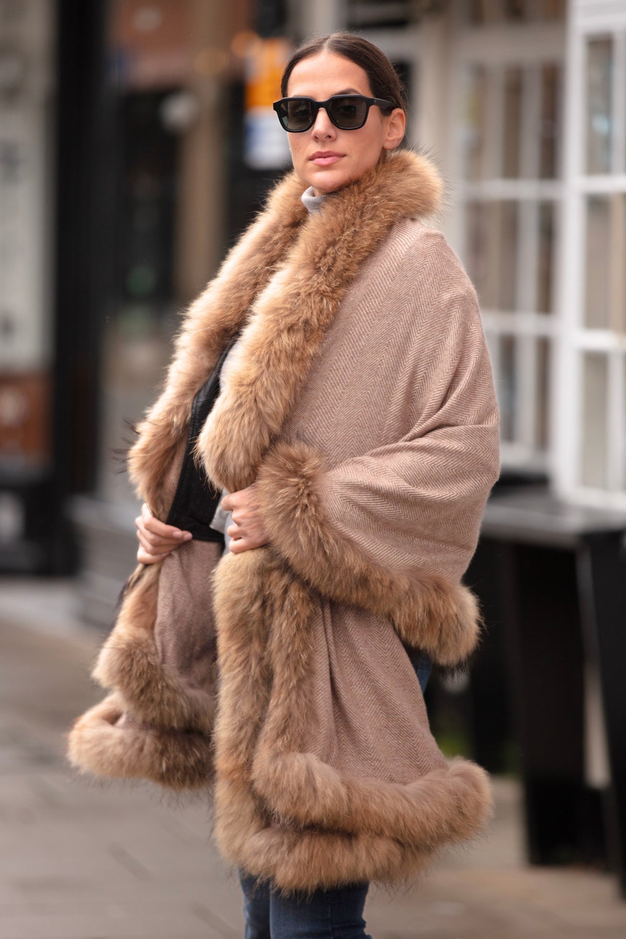 'Francesca' Herringbone Shawl