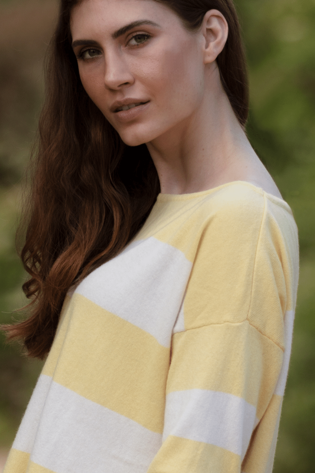 Stripey Boat Neck Jersey