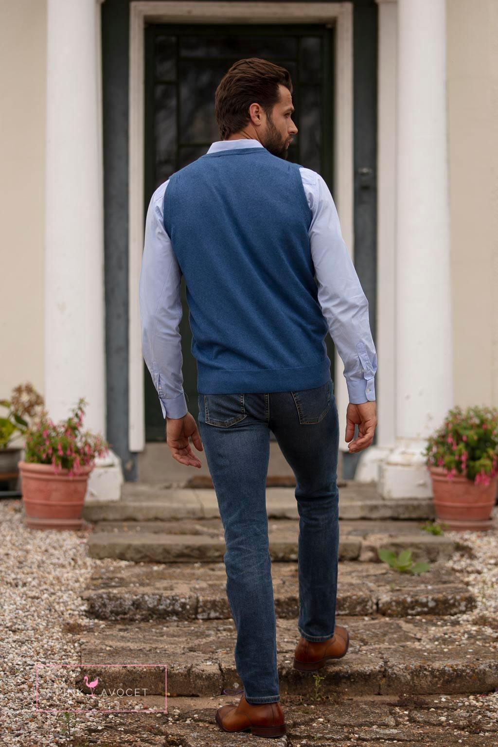 Sleeveless Jumper - Pink Avocet