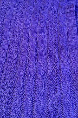 Long Cableknit Scarf