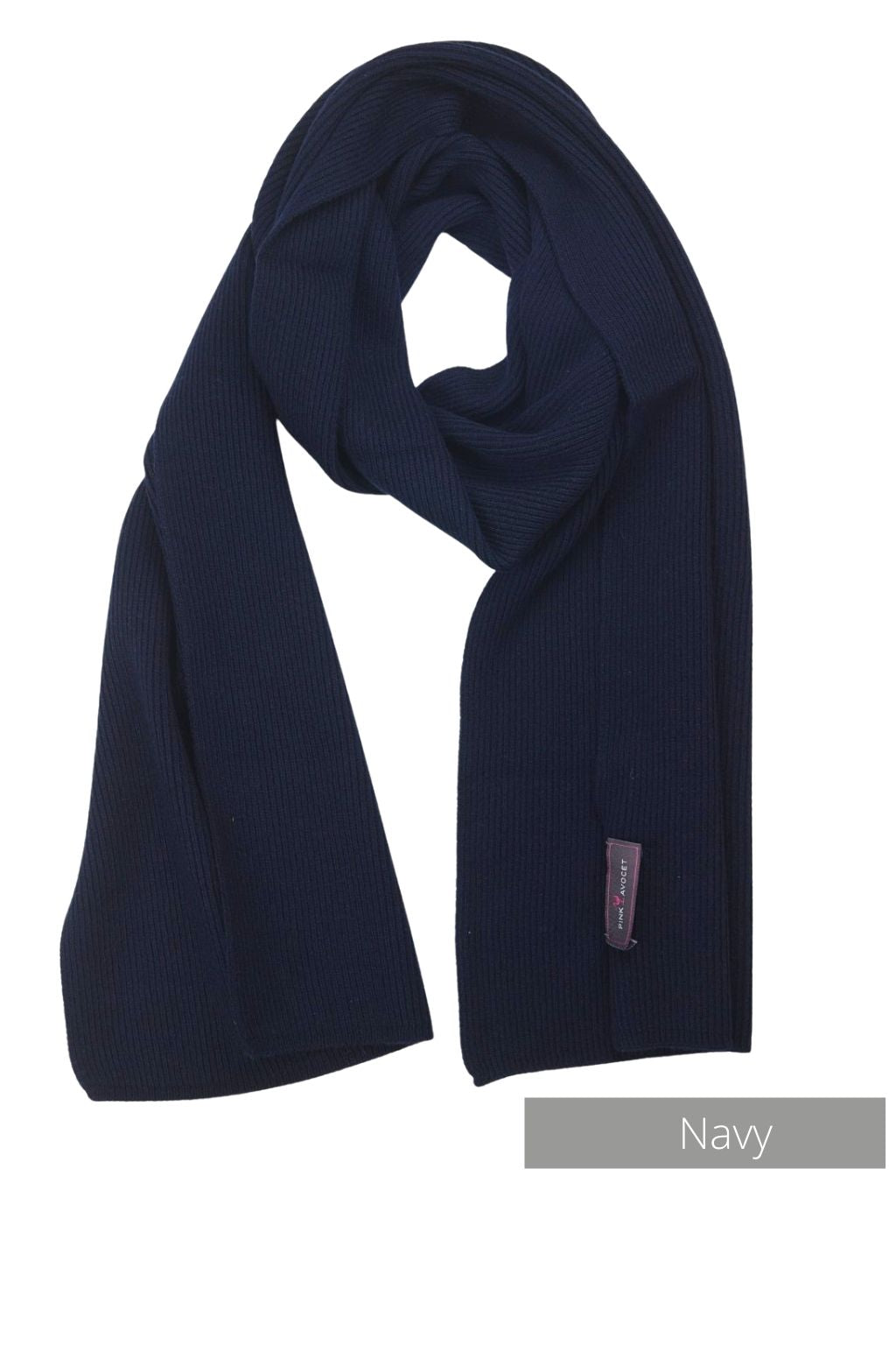 Cashmere Ribbed Scarf
