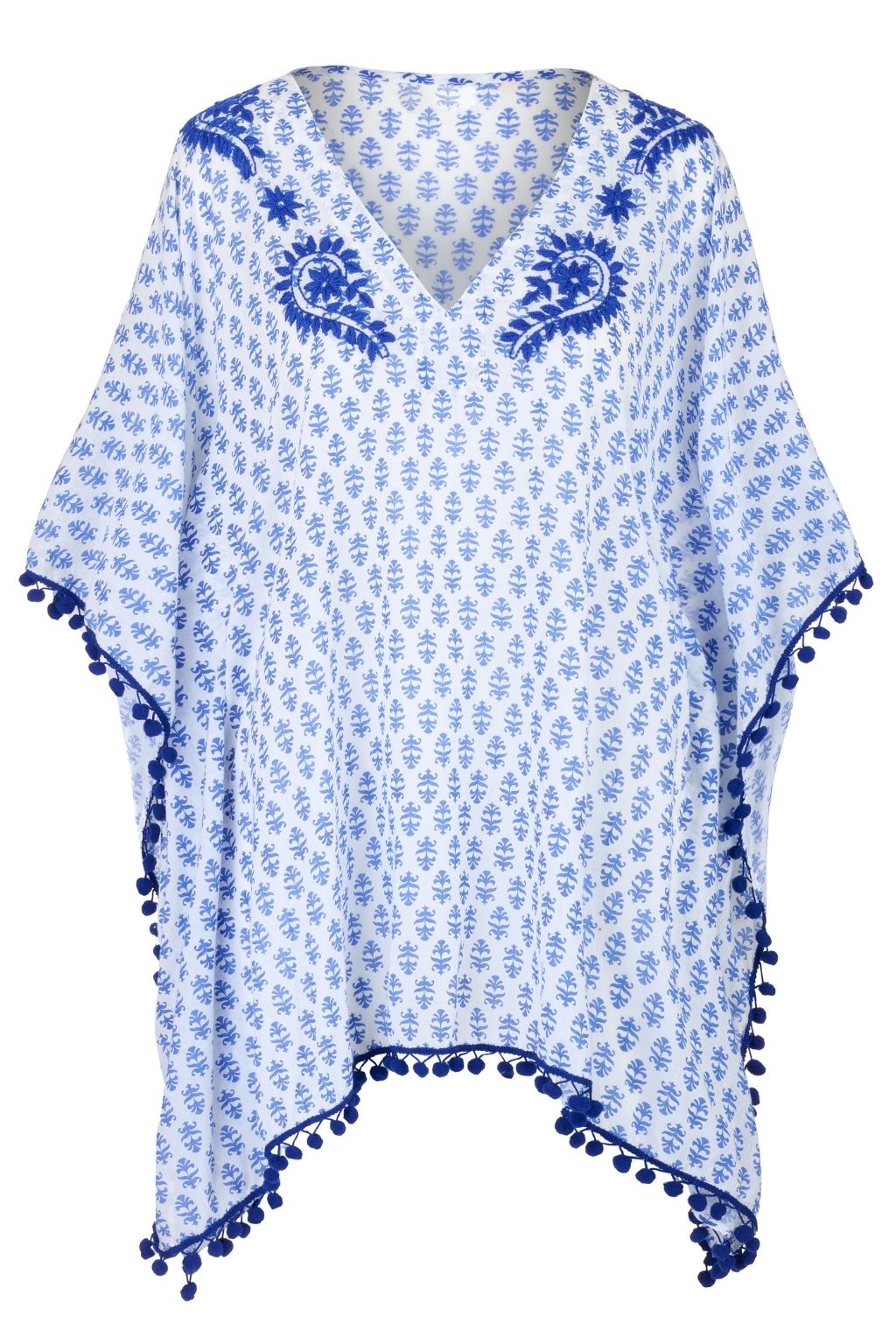 Ladies PomPom Poncho