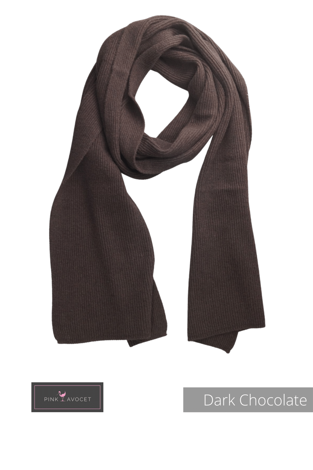 Cashmere Ribbed Scarf