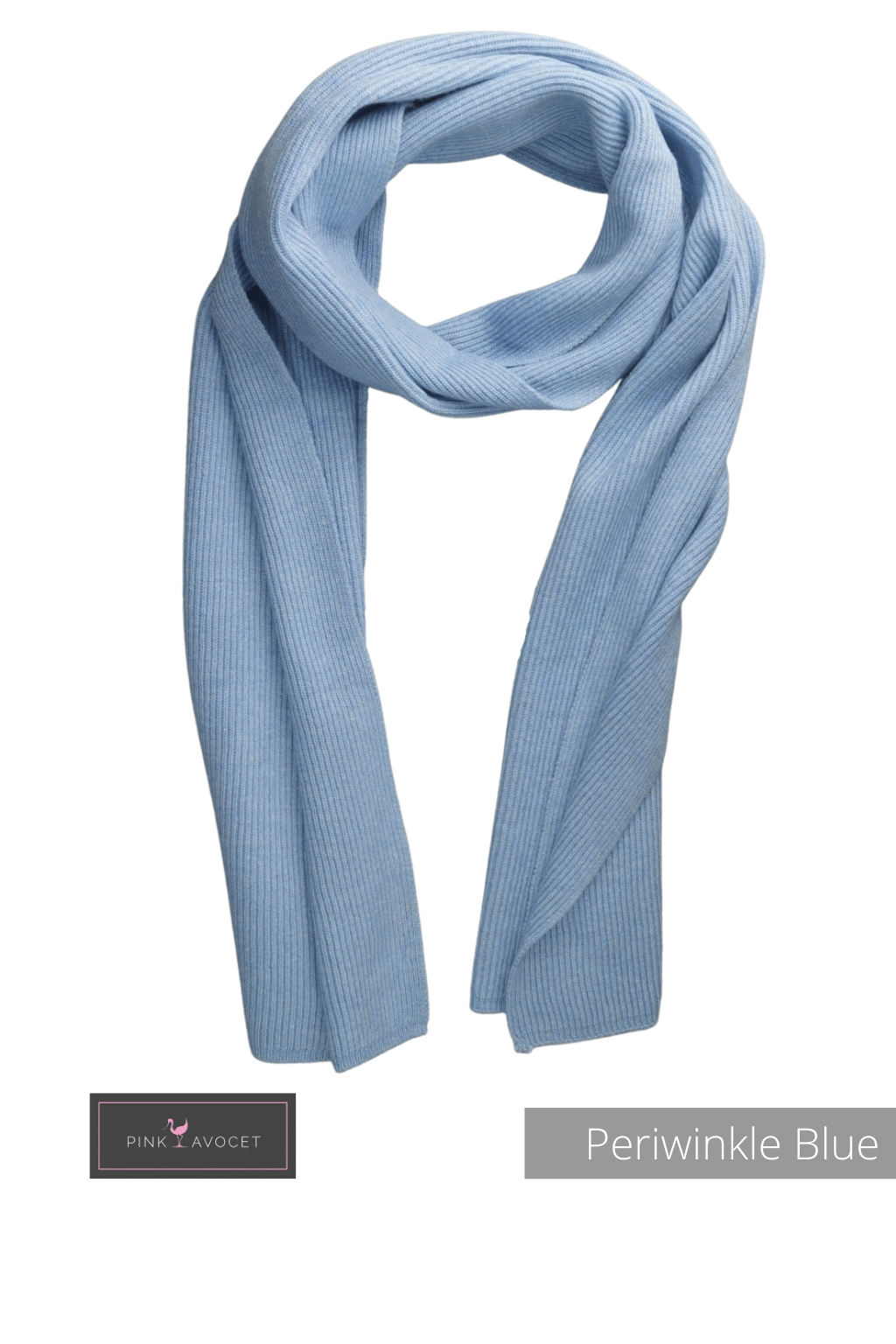 Cashmere Ribbed Scarf