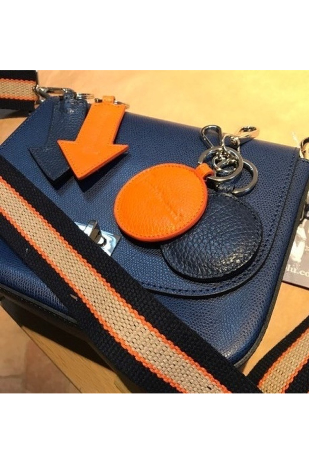 Italian Leather Key Ring