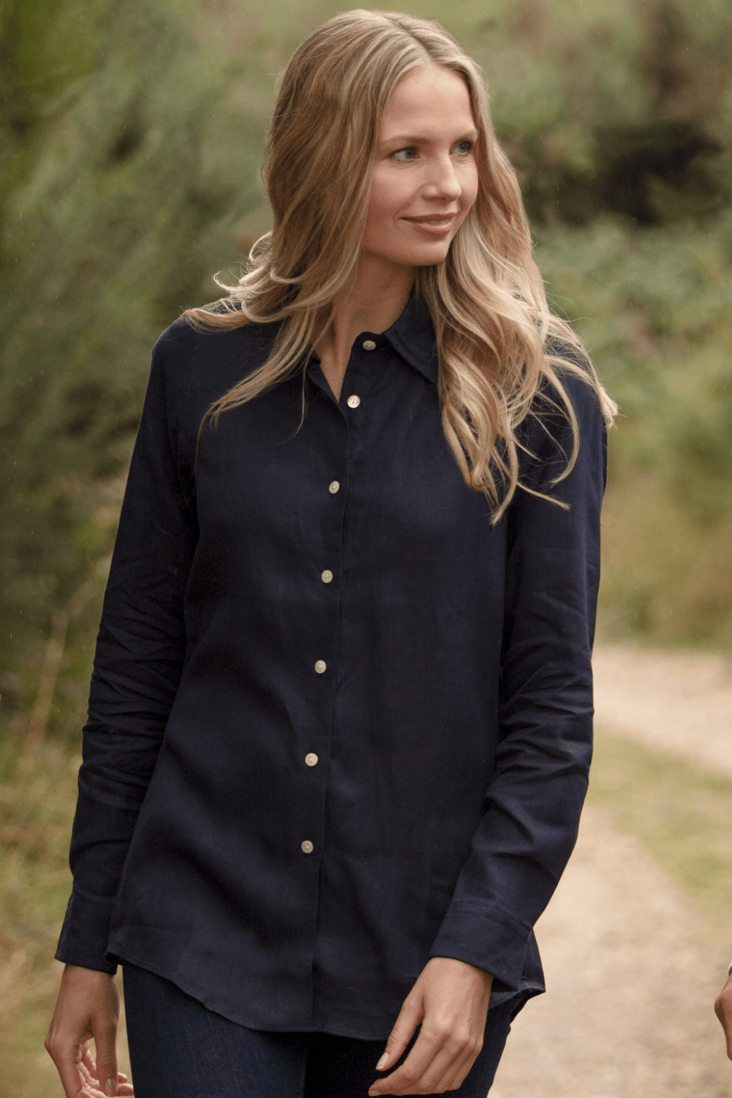 Ladies hot sale linen tops