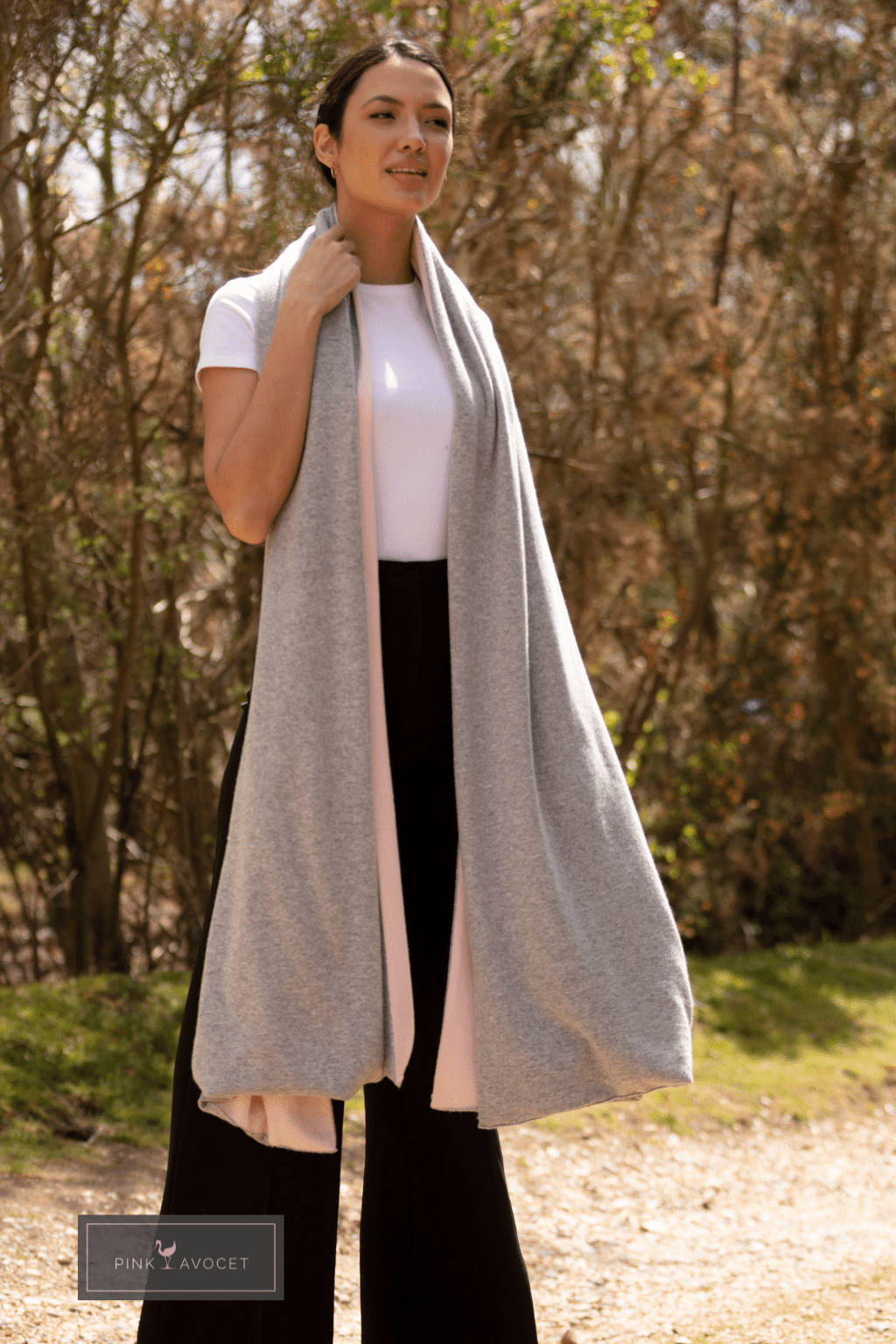 Reversible Double Cashmere Wrap