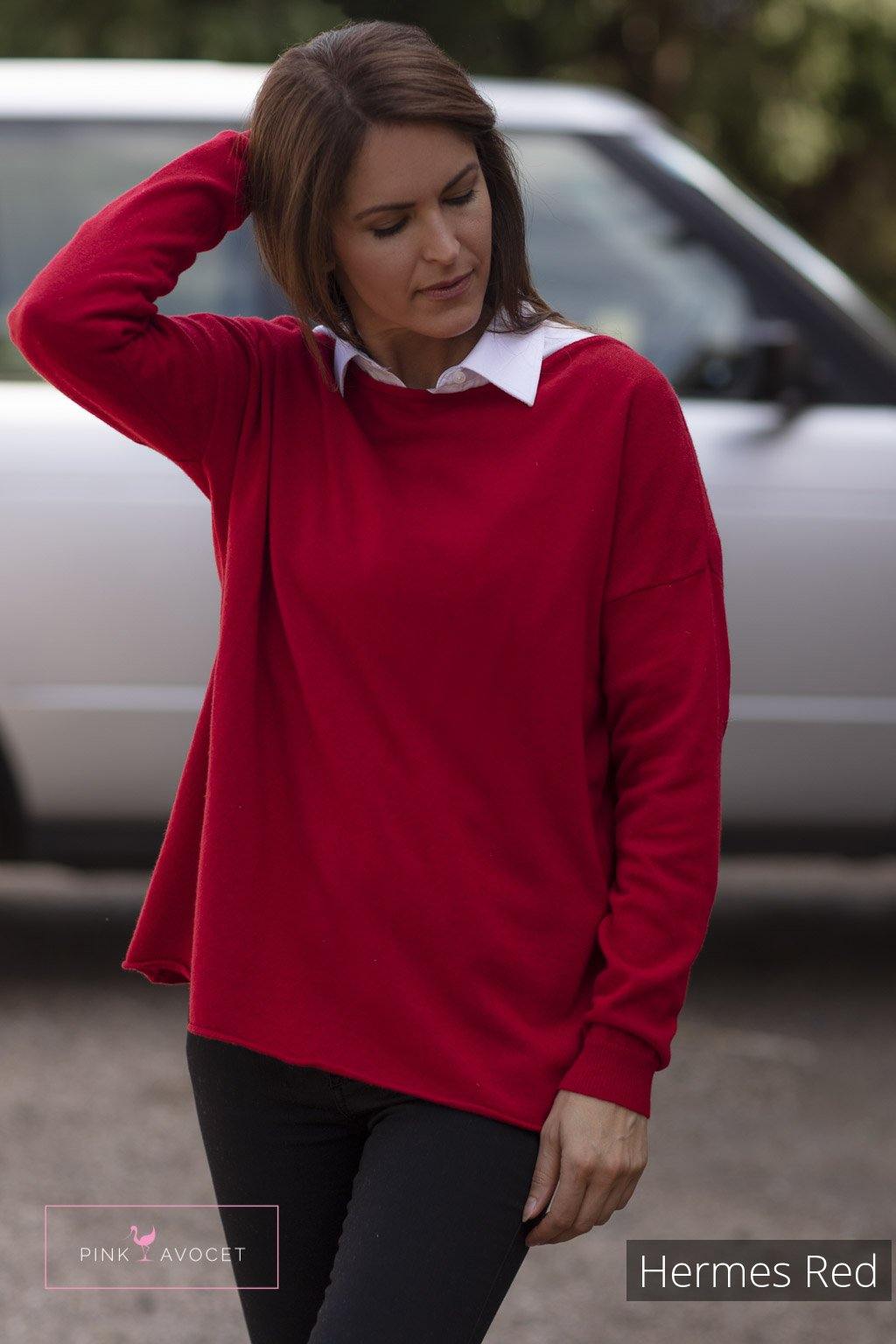 Buttonback Jersey - Pink Avocet