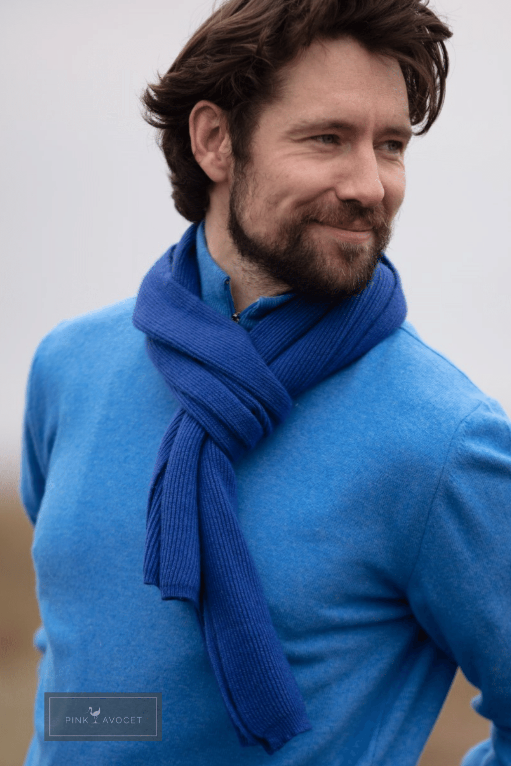 Cashmere Ribbed Scarf