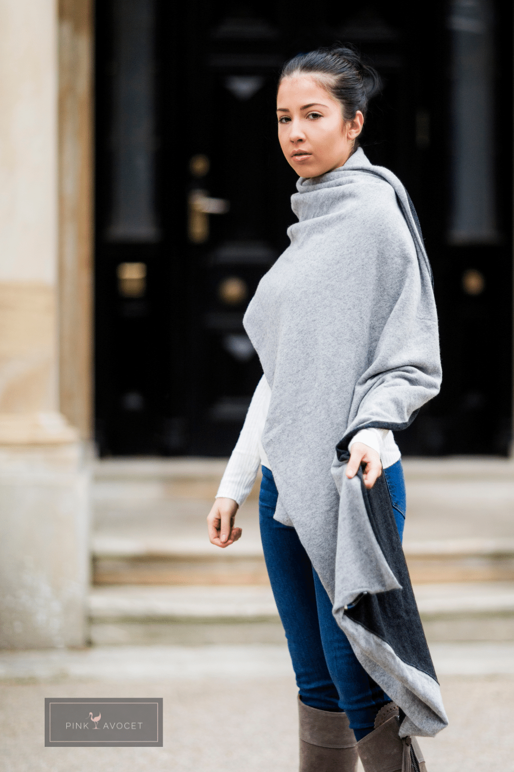 Reversible Double Cashmere Wrap