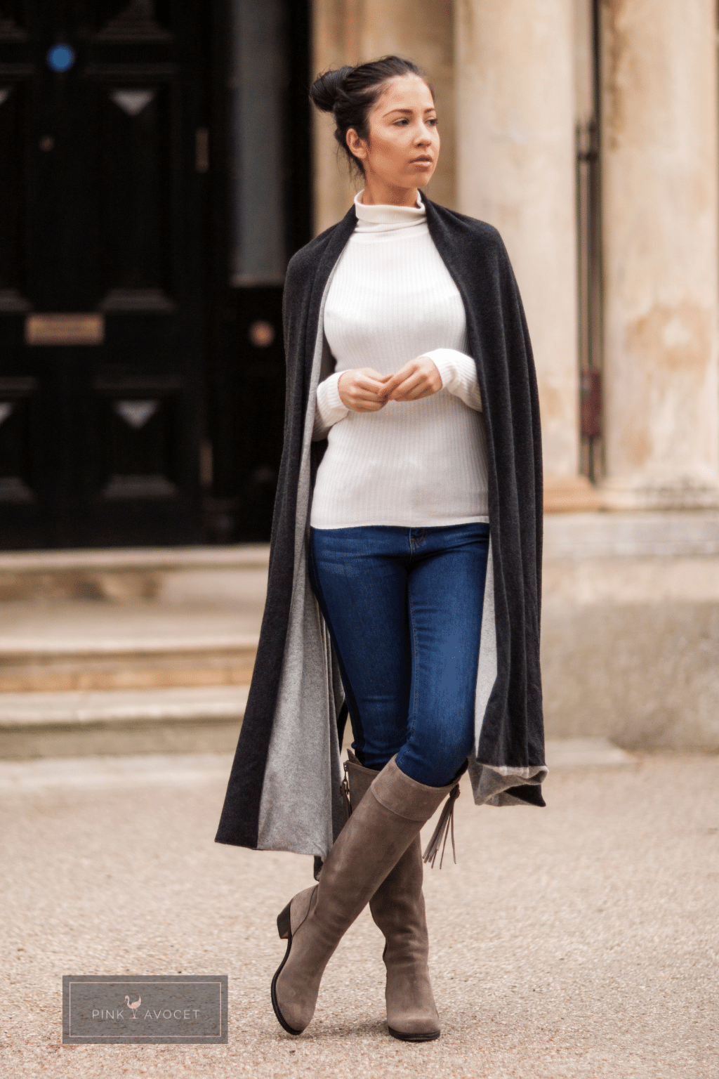 Reversible Double Cashmere Wrap