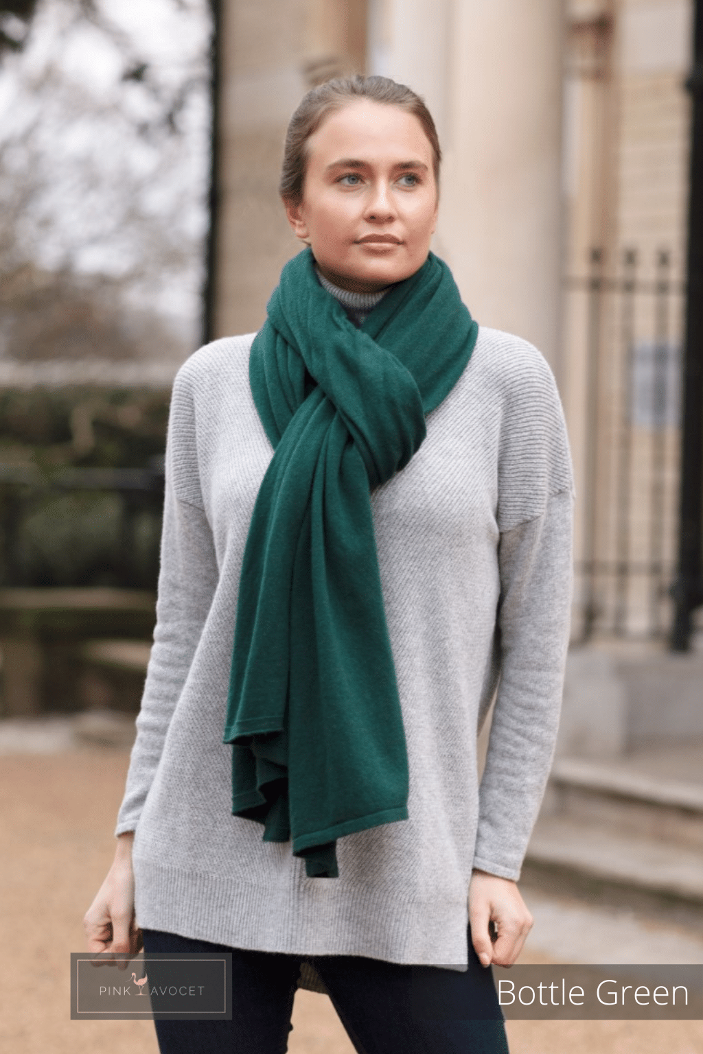 Green 2025 cashmere shawl