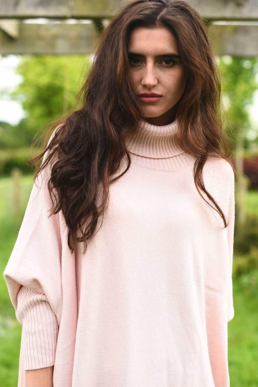 Sloppy Joe Cashmere Jersey - Pink Avocet