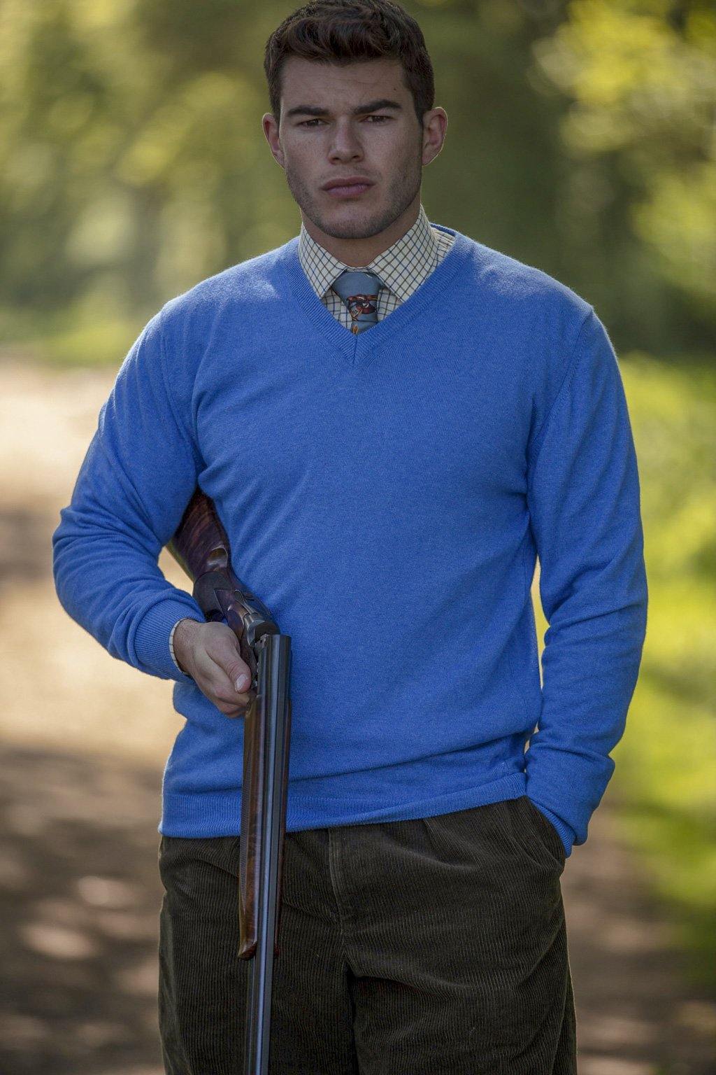 V-neck Jersey - Pink Avocet